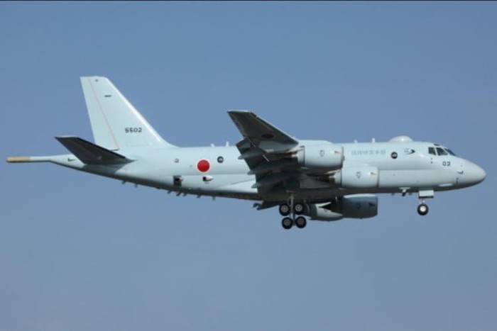 Máy bay tuần tra săn ngầm mới P-1 do Nhật Bản tự nghiên cứu chế tạo.